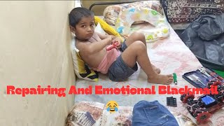 Repairing Aur Emotional Blackmail 🤪||Nani Dhruv Ka Payar |@gorisinghvlog3646  #vlogging #vlog