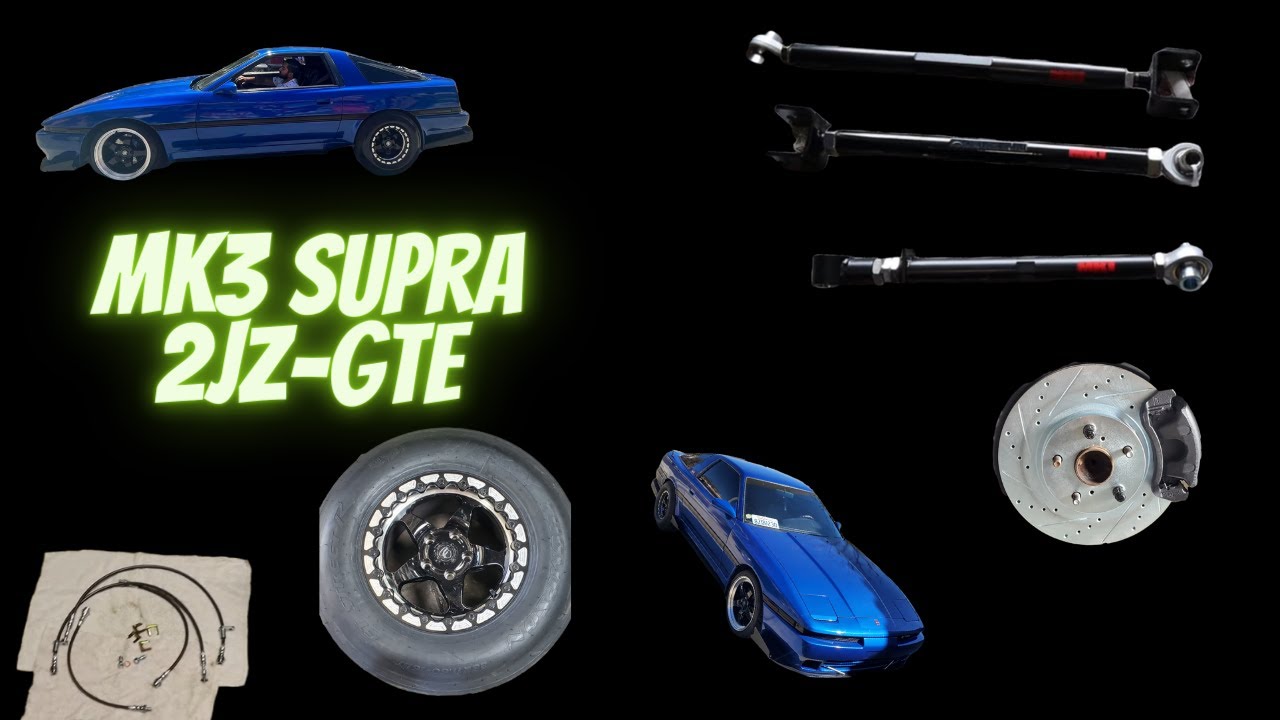 MK3 supra gets New ( Rear suspension arms , brakes, rotors, & SS brake