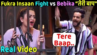 Fukra Insaan Abhishek Fight with Bebika and Baap ki gali di in Bigg Boss OTT 2 Jail Task