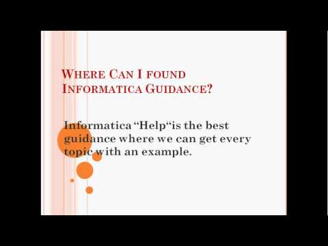 01 Introduction to Informatica