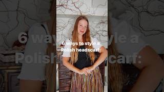 Polish headscarf #poland #folk #cottagecore #polish #polishculture