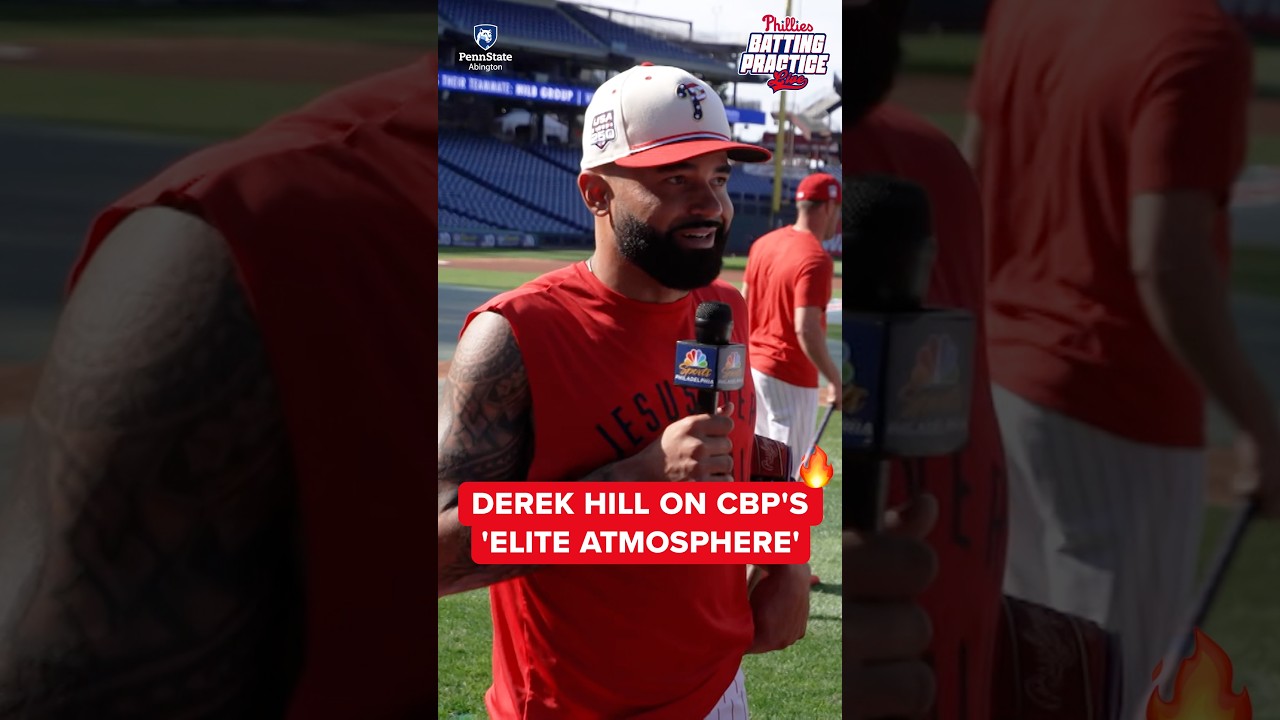 Derek Hill on the 'elite atmosphere' at Citizens Bank Park in their postseason chase