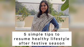 How to resume healthy lifestyle after festive season? #shorts by GunjanShouts screenshot 5