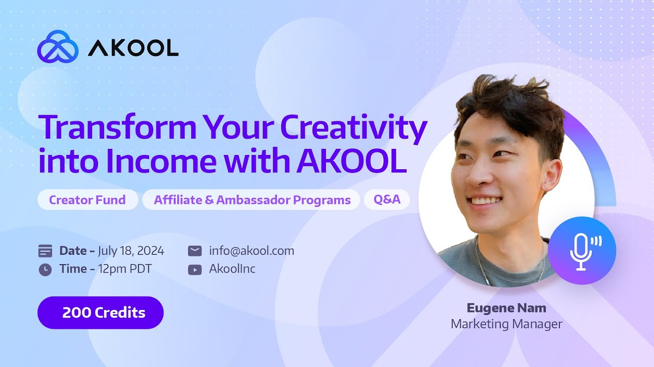 Transform Your Creativity into Income with AKOOL