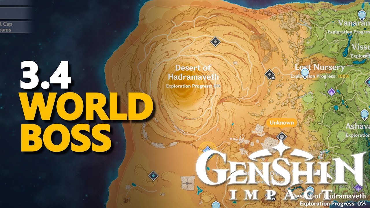 Version 3.5 World Boss Materials Genshin Impact