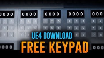 🕹 FREE KEYPAD FOR UE4 - DOWNLOAD 🕹