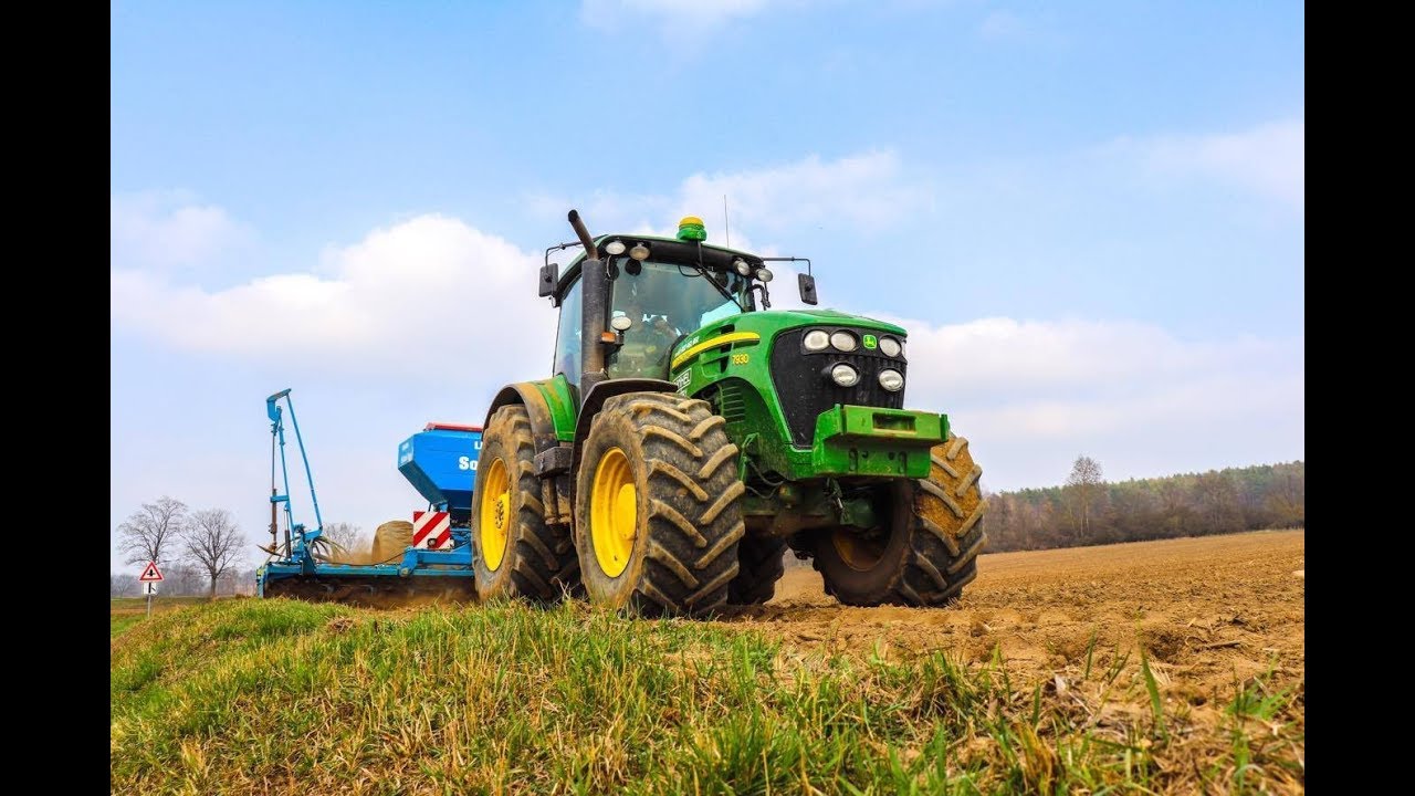Setí máku 2019/Daňhel Agro/ JOHN DEERE 8430+LEMKEN KORUND/JOHN DEERE 7930+SOLITAIR 9