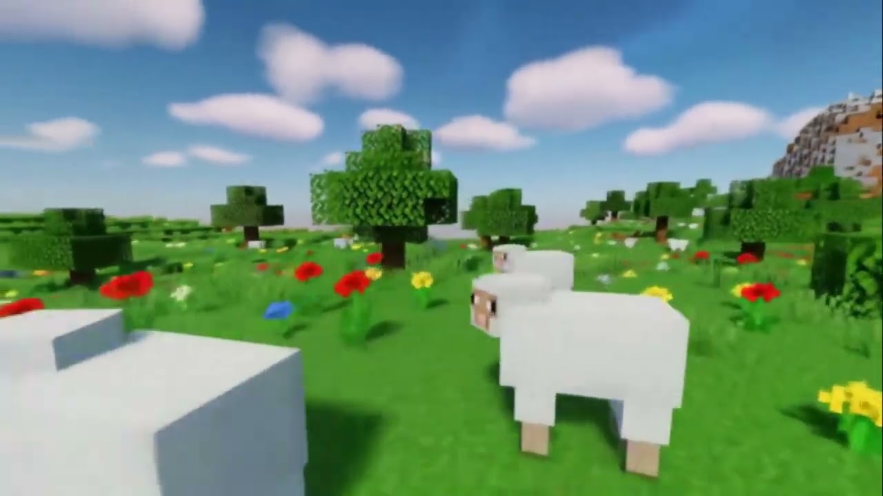 Epic Minecraft-style game background with catchy music