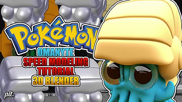 Pokemon Omanyte - 3D Model Workflow in Blender