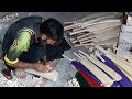 How cricket bats are made  cricket bat making with amazing skill