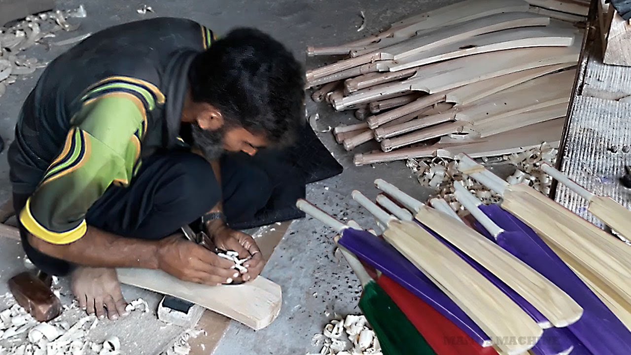 How Cricket Bats Are Made Cricket Bat Making With Amazing Skill YouTube
