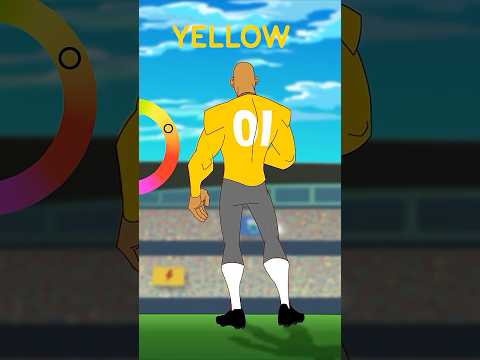 Soccer Color Wheel 🔴🔵🟢 Supa Strikas Edits 🔥 #soccer #cartoon