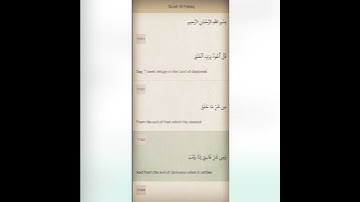 The Holy Quran Surat Al-Falaq is translated into English | سورة الفلق