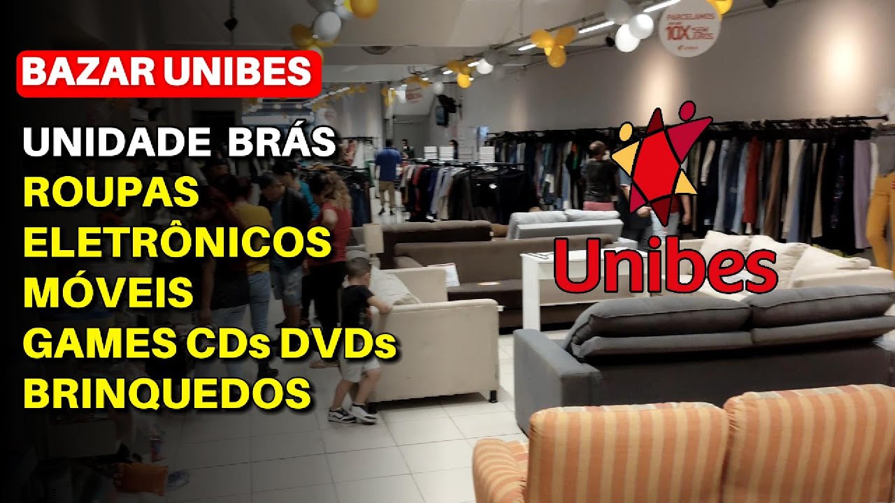 BAZAR UNIBES NO BRÁS: GAMES, CDs, DVDs, ELETRÔNICOS, ROUPAS, SOFÁS, BRINQUEDOS, ANTIGUIDADES, RETRÔ