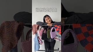 My everyday crochet bags 🧶 Which one’s your favorite? #crochet #beginnercrochet #crochettutorial