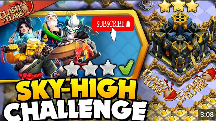 Easily 3 star Sky-High Showdown Challenge ( Clash of Clan)
