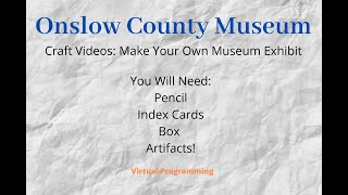 Make Your Own Exhibit