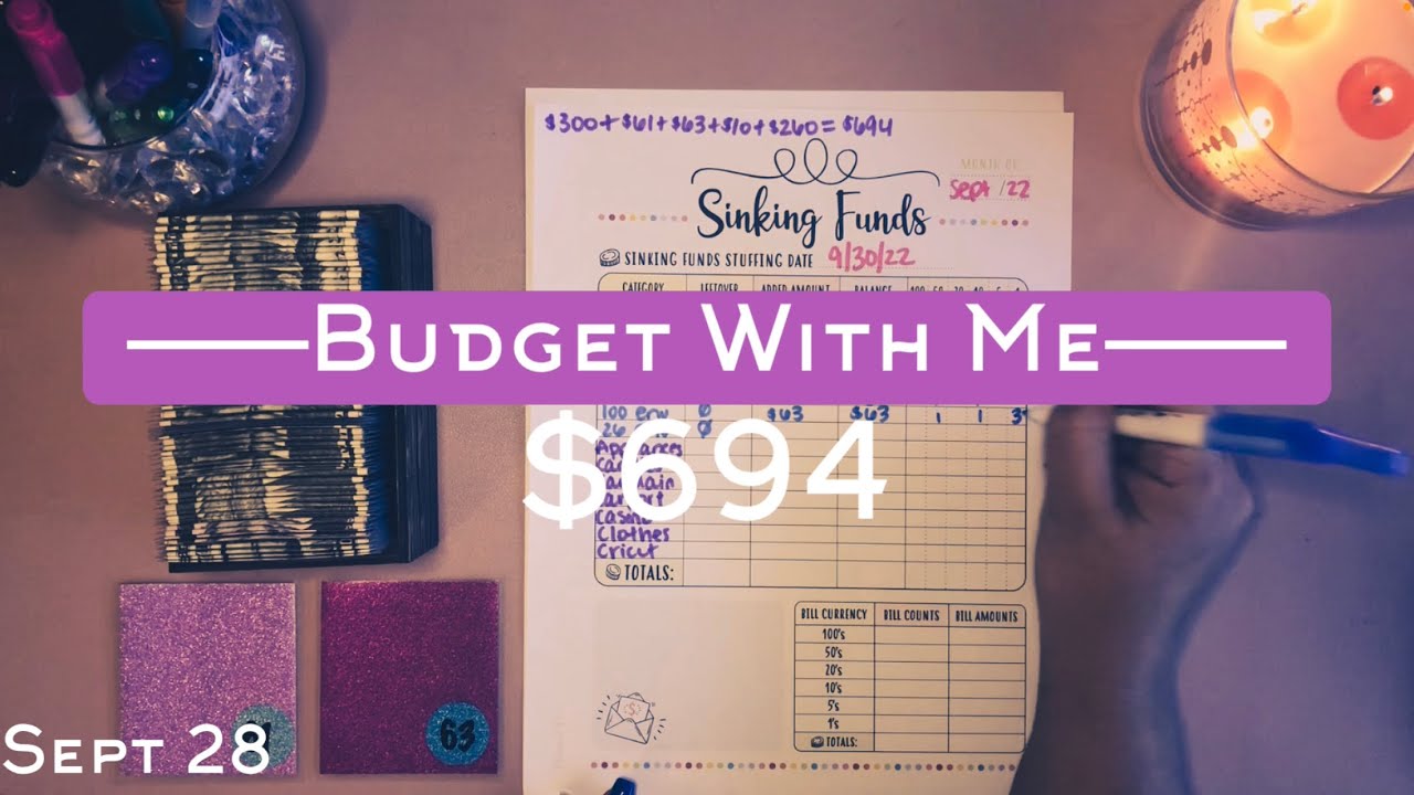 Budget With Me Preparing for Cash Stuffing 9.5 Let’s Chat money