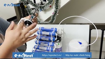 HƯỚNG DẪN TỰ LẮP máy lọc nước Ro gầm bếp đầy đủ có đèn UV