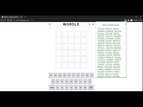 Wordle Helper Demo