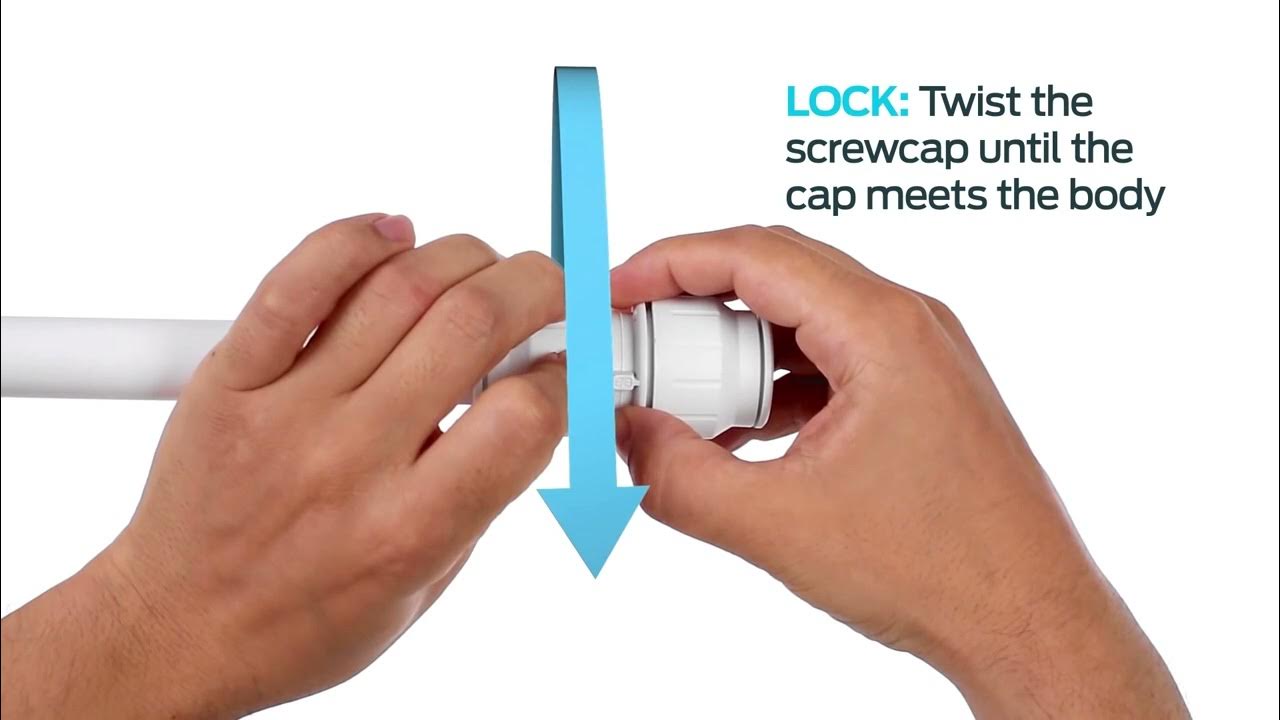 How to make a Twist & Lock standard insert connection YouTube