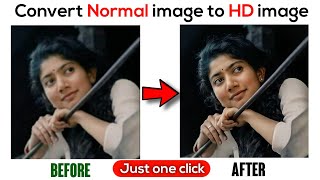 How to Convert Normal Image to HD Image | Image Converter App Android | Hindi | Edit For U