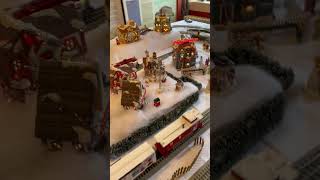 AMAZING Christmas holiday model train display!!! #shorts #christmas2022 #modeltrains