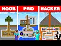 Minecraft NOOB vs PRO vs HACKER: UNDERGROUND BASE HOUSE BUILD CHALLENGE in Minecraft Animation