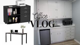 Getting the office set up! | Kitchen Organization | Medicare Agent
