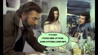 Hy Flo goes to Hollywood! Cult movie clip featuring a Medcalf Hy-Flo model C pump.