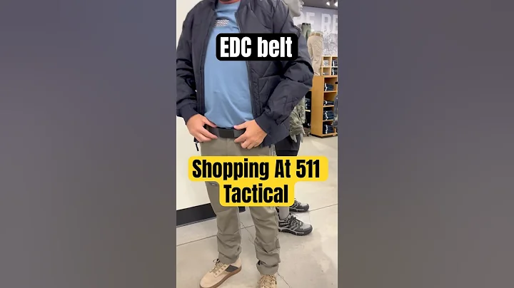 Credit: 511 tactical for helping wardrobe my testing our EDC belt #edc #everydaycarry #edccarry