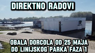 Direktno Radovi Na Obali Dorcola Setnja Od 25 Maja Do Linijskog Parka,Sta Se Radi I Planovi