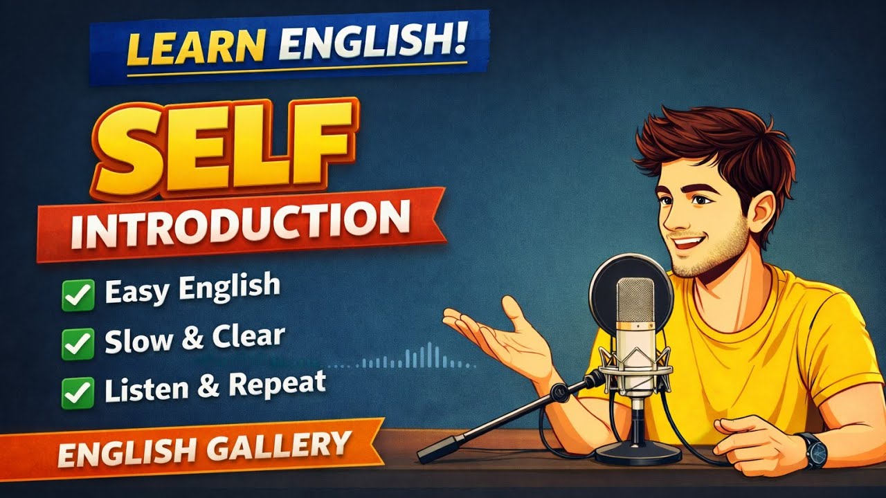 Self Introduction in English | Slow & Easy for Beginners