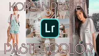 HOW TO EDIT IN LIGHTROOM APP | KOREAN  PRESET | PASTEL COLOR screenshot 3