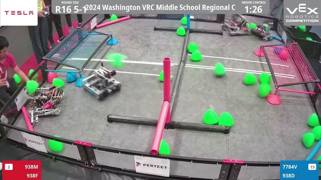 2024 VRC Washington Middle School Regional Finals Matches | Vex Over Under