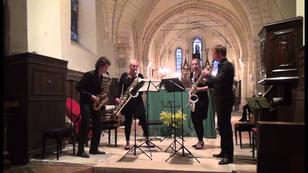 Piazzolla -  Milonga del Angel   Berlage Saxophone Quartet