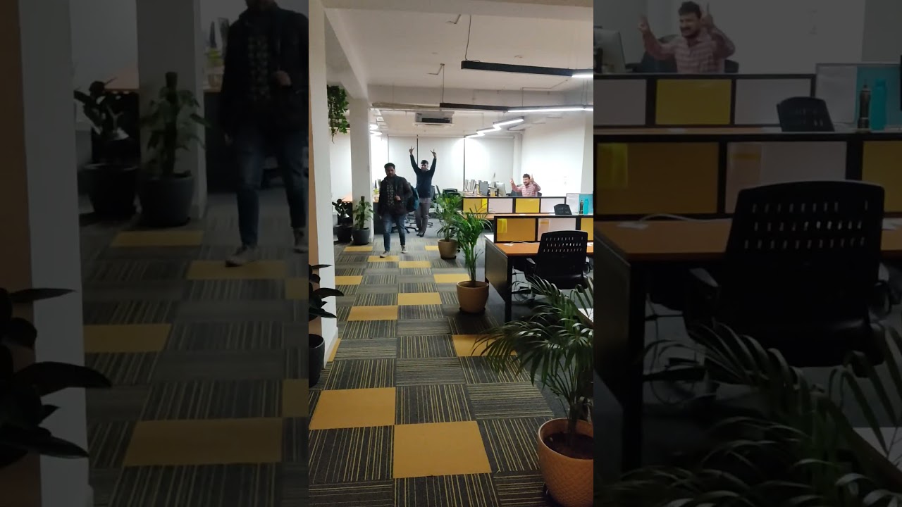 Late Night Office working around 3:00 AM 