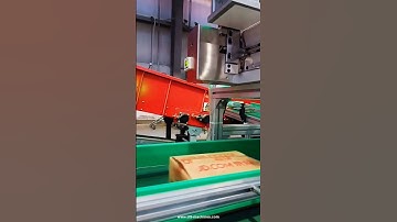 Automatic real time shipping bill printing top box case carton labeling machine