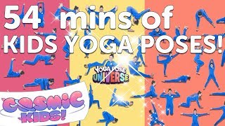 Kids Yoga Poses Compilation (54 minutes) | Cosmic Kids Yoga