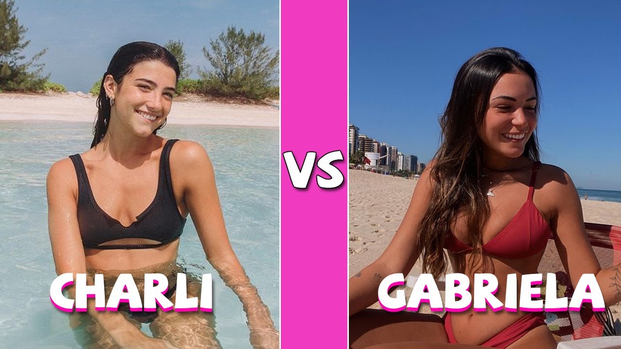 Charli D Amelio Vs Gabriela Moura Tiktok Dance Compilation Youtube