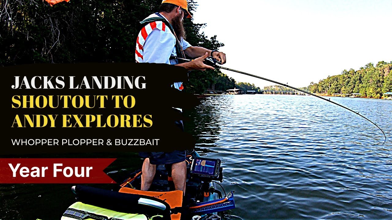 Lake Hartwell July Kayak Bass Fishing Jack’s Boat Ramp Summer Bass