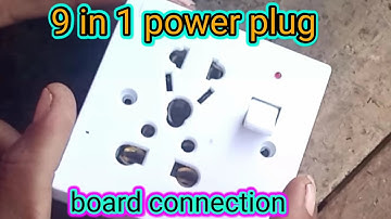 How to power plug board connection/ power plug board  connection karne ka Mukammal tarika👈🔥💯