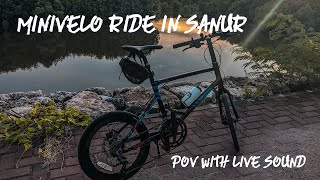 Minivelo Weekday Morning Ride in Sanur, Bali | POV with Live Sound