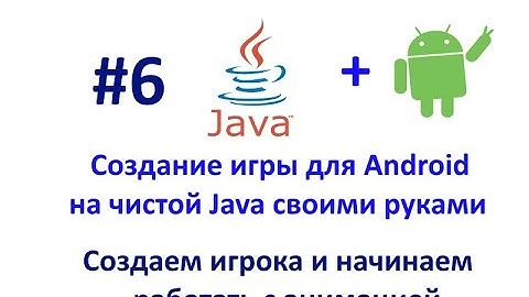 Урок 6. Создаем игрока и начинаем работать с анимацией. Разработка игры для Android на Java.