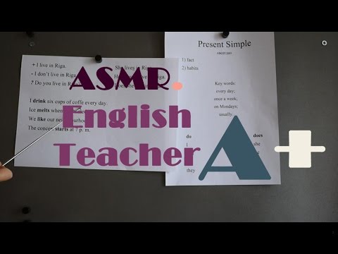 ASMR. Репетитор по