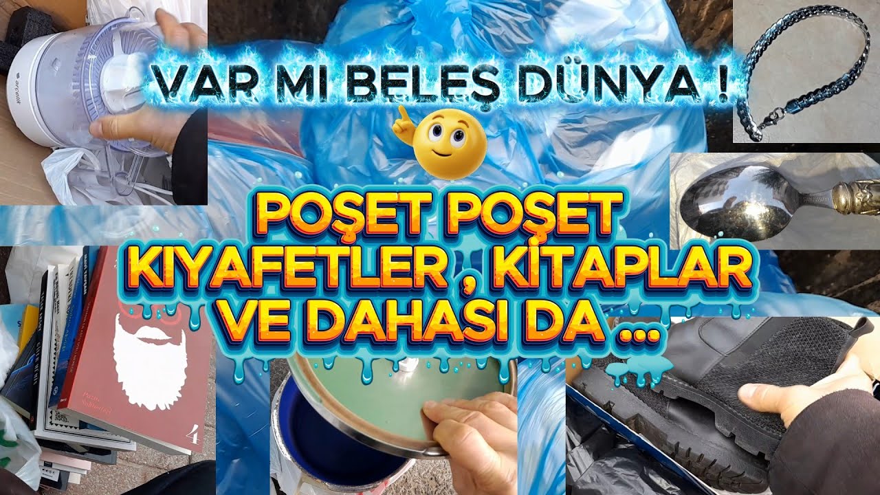 VAR MI BELEŞ DÜNYA🌍 POŞET POŞET KIYAFETLER 👖 KİTAPLAR 📚 ve DAHASI DA ...