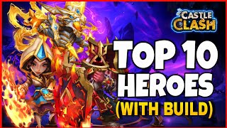 Top 10 Hero Of Castle Clash 2024🔥🔥