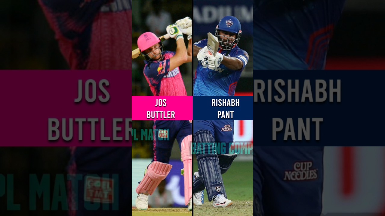 Jos Buttler vs Rishabh Pant IPL Batting Stats Records Comparison 