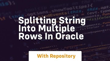 splitting string into multiple rows in oracle