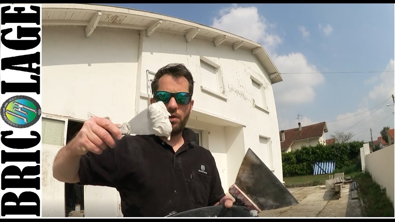 Comment faire un ravalement de façade d'une maison DIY * fissures, trous , etc..*